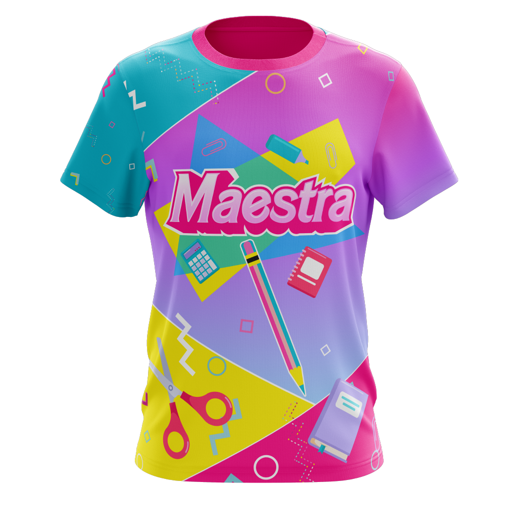 Retro Pink - T-shirt sublimada