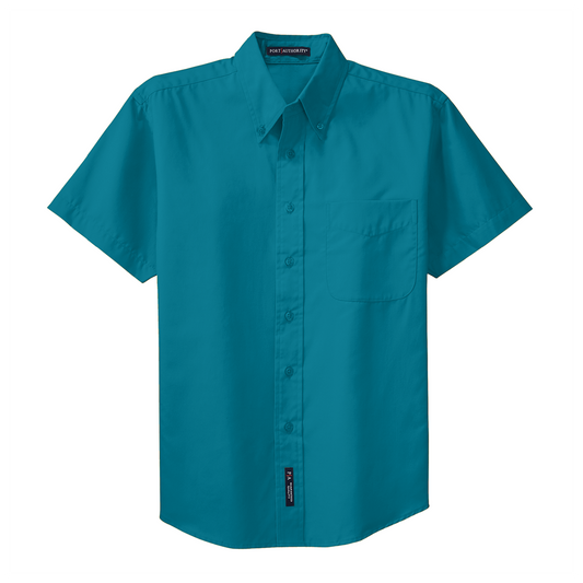 Camisa Bordada - Logo Escolar - S508 Short Sleeve Easy Care Shirt