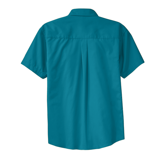 Camisa Bordada - Logo Escolar - S508 Short Sleeve Easy Care Shirt