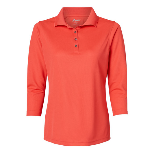 Polo Bordada - Logo Escolar - PARAGON SM0120 LADIES 3/4 SLEEVE POLO