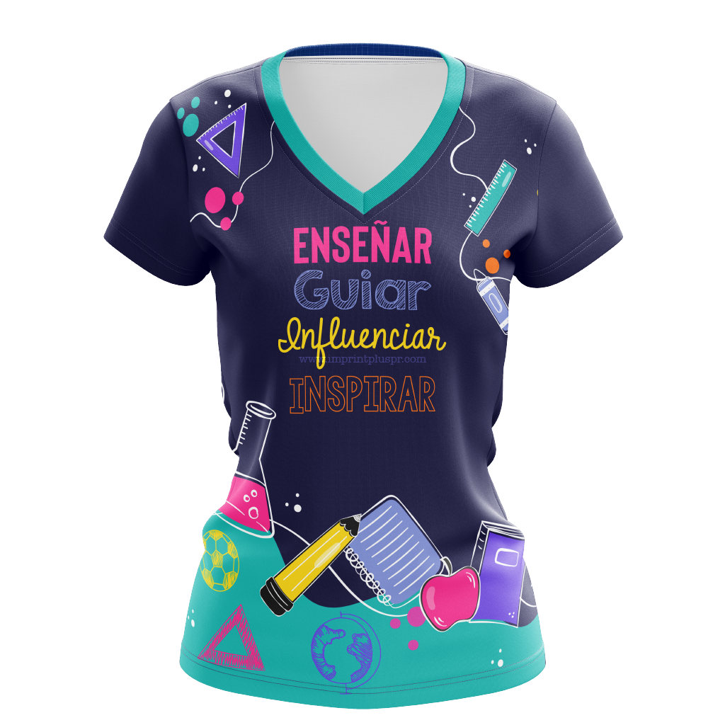 Enseñar, Guiar, Influenciar, Inspirar - T-shirt sublimada