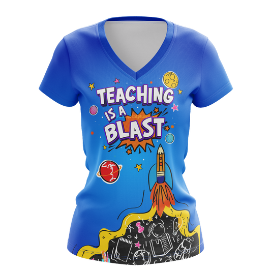 Teaching is a Blast - T-shirt sublimada