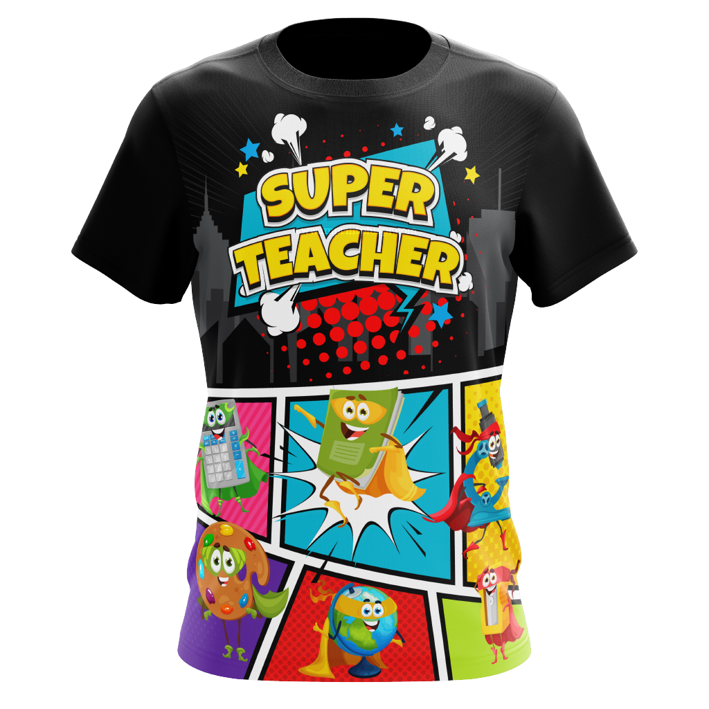 SUPER TEACHER - T-shirt sublimada