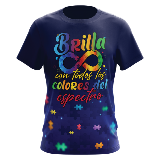 ¡Brilla con todos los colores del espectro! - T-shirt sublimada