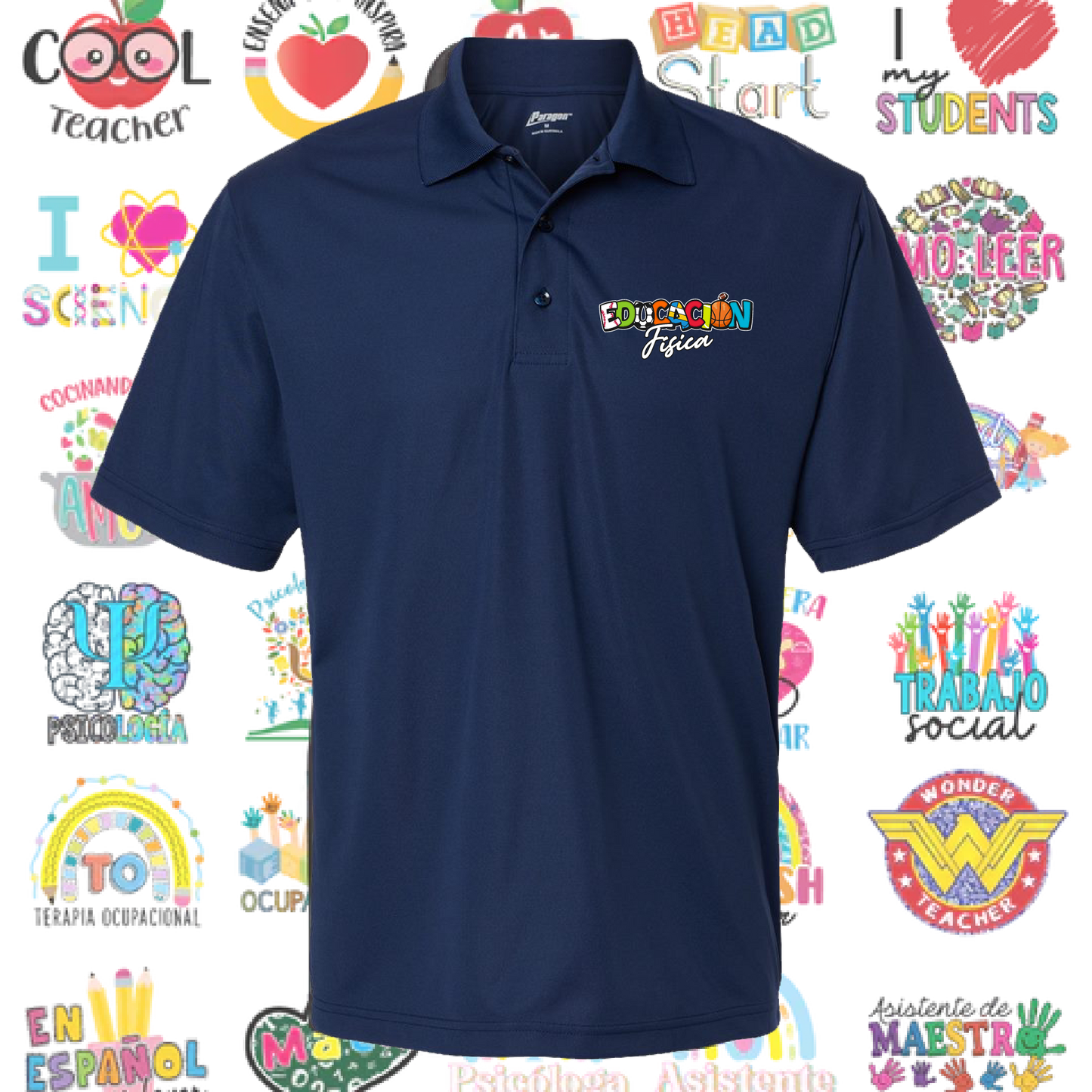 Paragon SM0500 Adult Performance Polo - Chest Logo