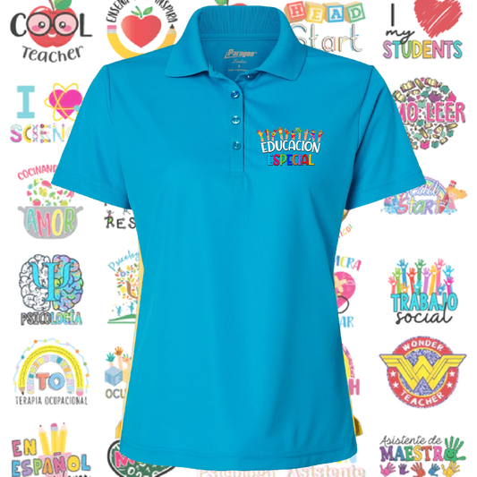 Paragon 504 Ladies Performance Polo - Chest Logo