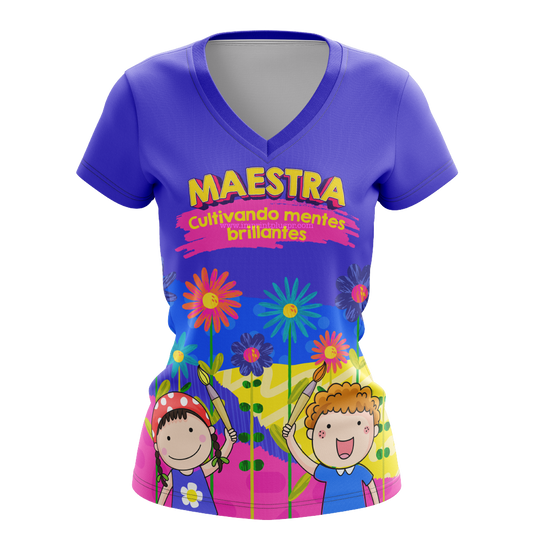 Cultivando mentes brillantes - T-shirt sublimada