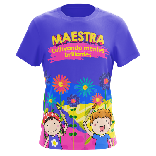 Cultivando mentes brillantes - T-shirt sublimada