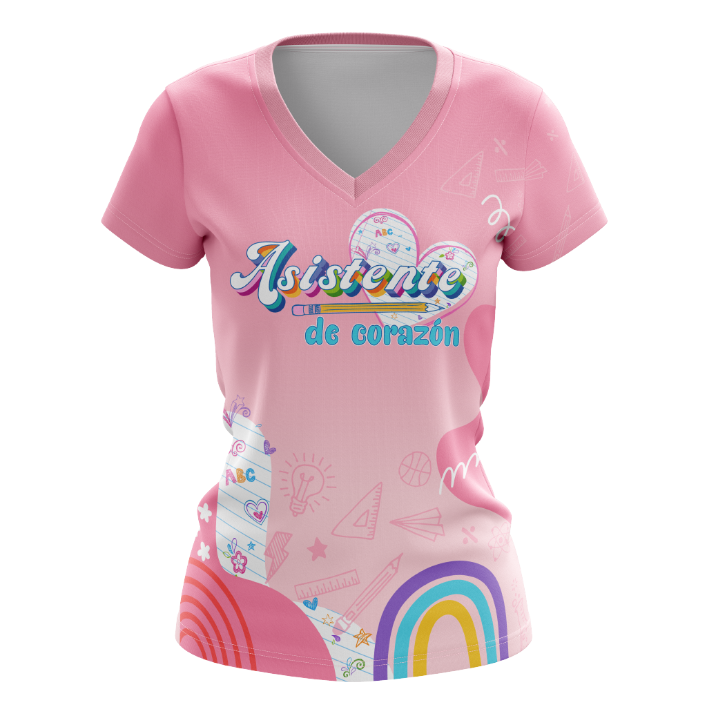 Corazón de Asistente - T-shirt sublimada