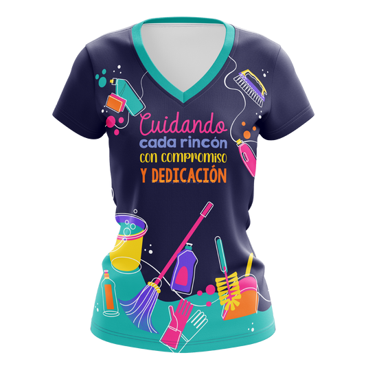 Cuidando cada rincón - T-shirt sublimada