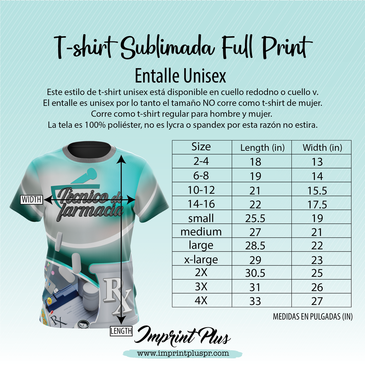 Excelente Maestro - T-shirt sublimada