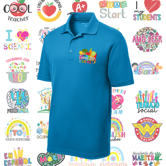 Sport-Tek  RacerMesh Polo Chest Logo