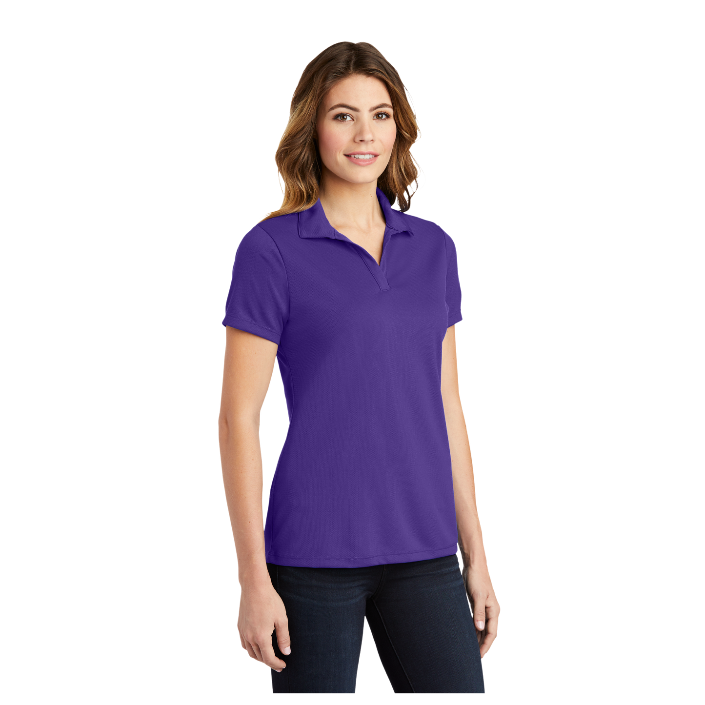 LST640 Sport-Tek Ladies RacerMesh Polo Embroidered logo - School