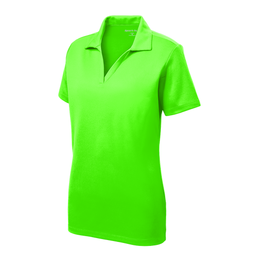 Polo Bordada - Logo Escolar - LST640 Sport-Tek Ladies RacerMesh Polo