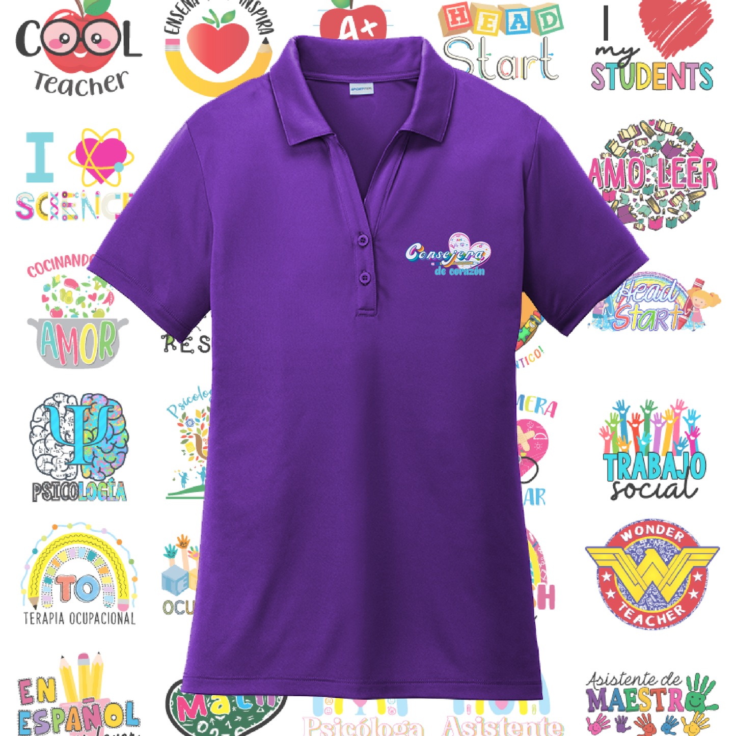 LST550 Sport-Tek ® Ladies PosiCharge ® Competitor ™ Polo - Chest Logo