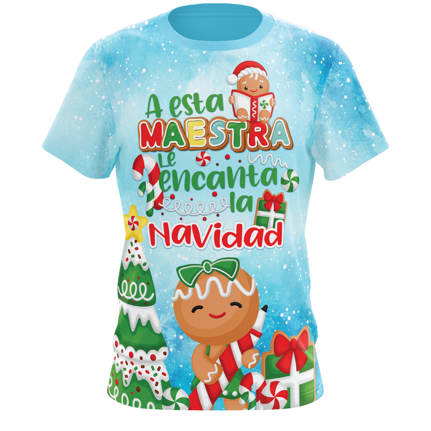 A esta Maestra le ecanta la Navidad