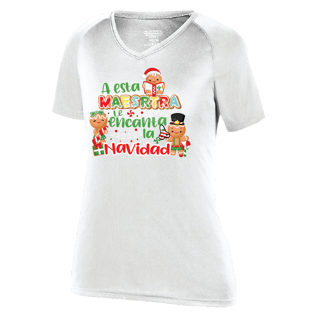 A esta Maestra le encanta la Navidad T Shirt