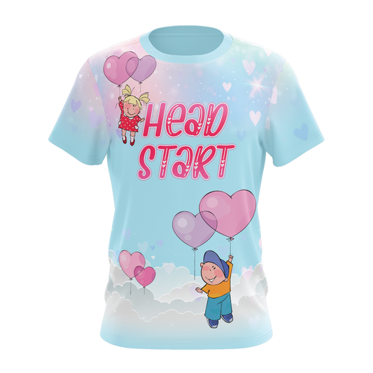 Head Start Hearts - T-shirt sublimada