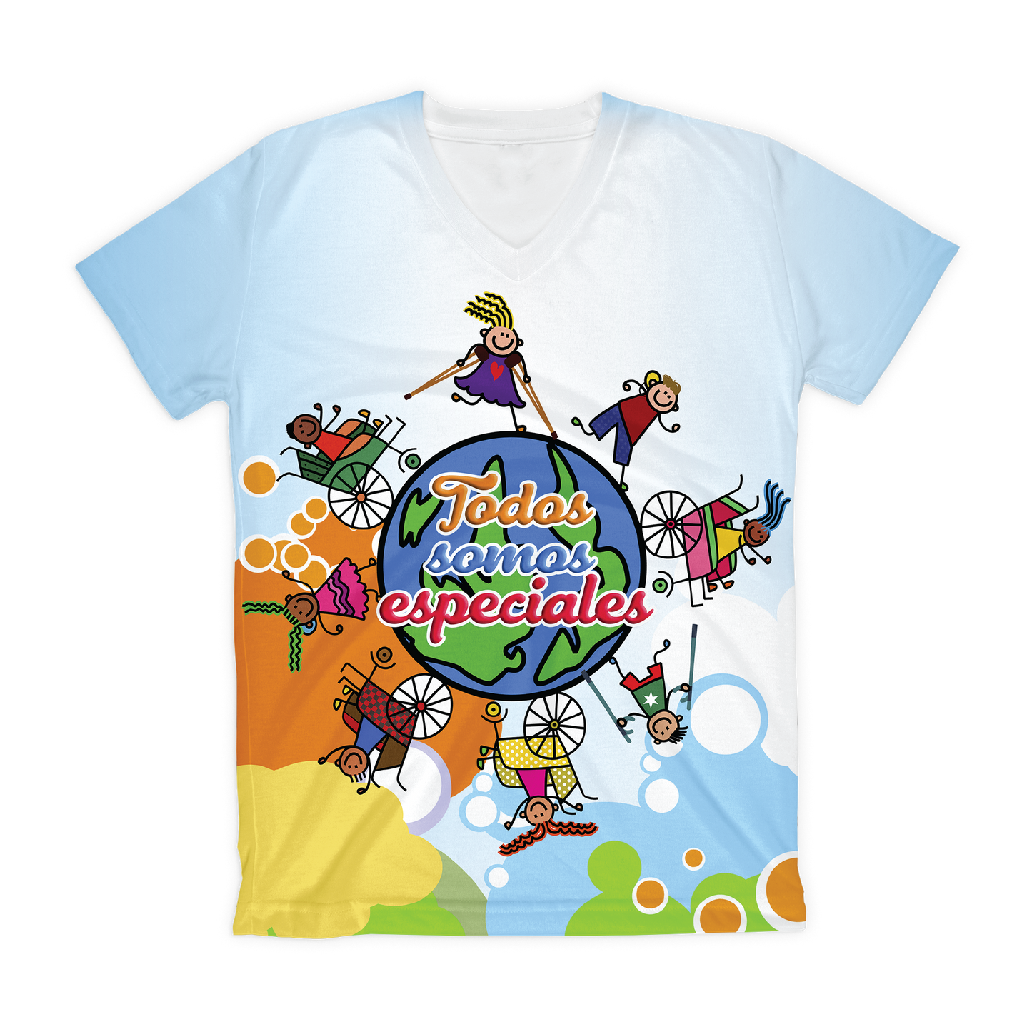 T-shirt sublimada - Todos somos especiales