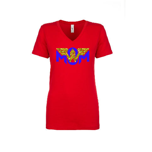 Wonder Mom V Neck