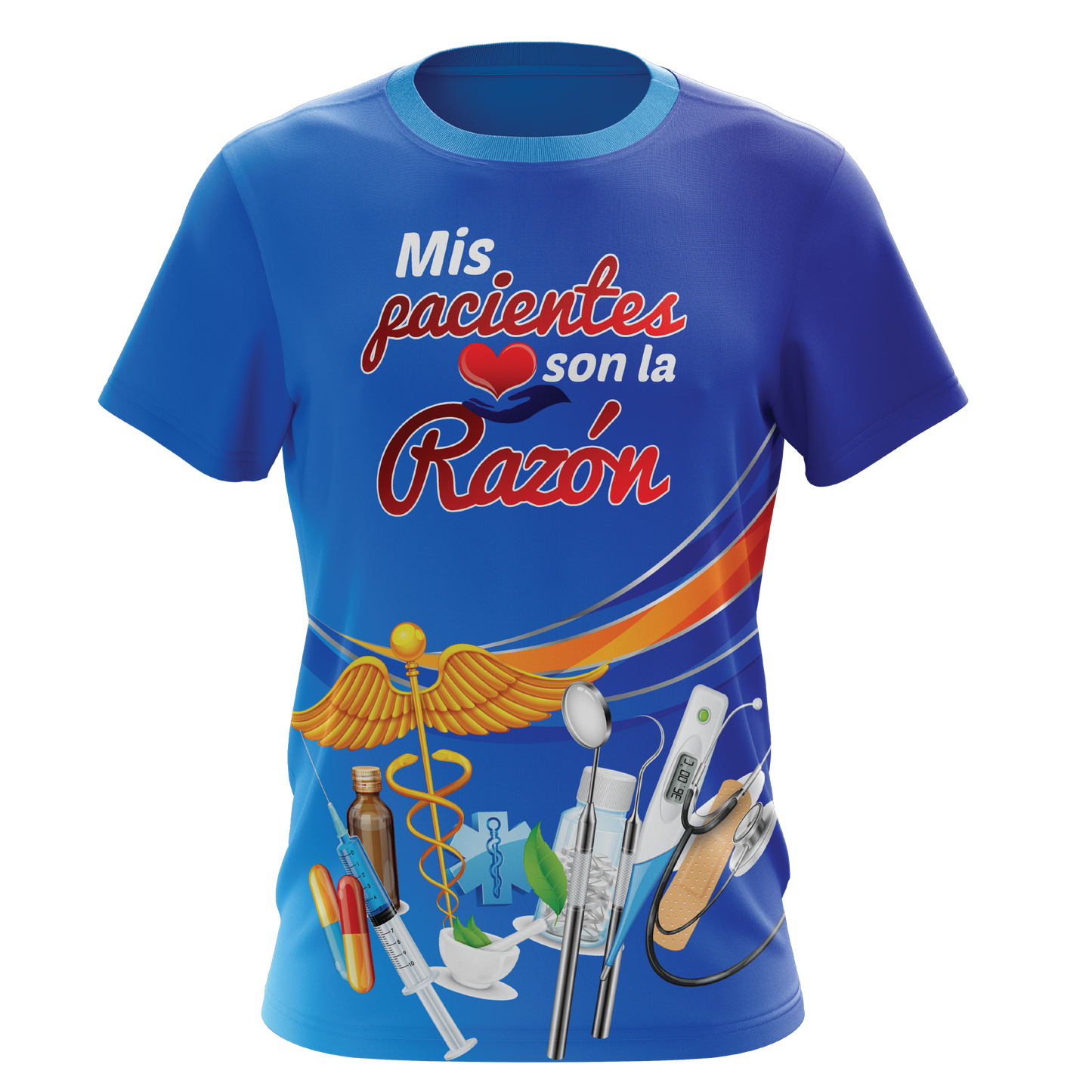T-shirt sublimada - Mis pacientes son la razón