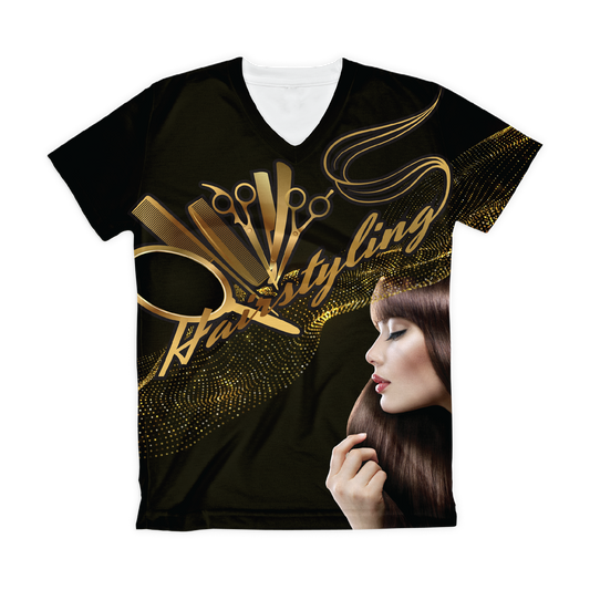 T-shirt sublimada - Hairstyling Gold