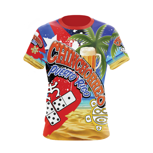 T-shirt sublimada - Chinchorreo Puerto Rico