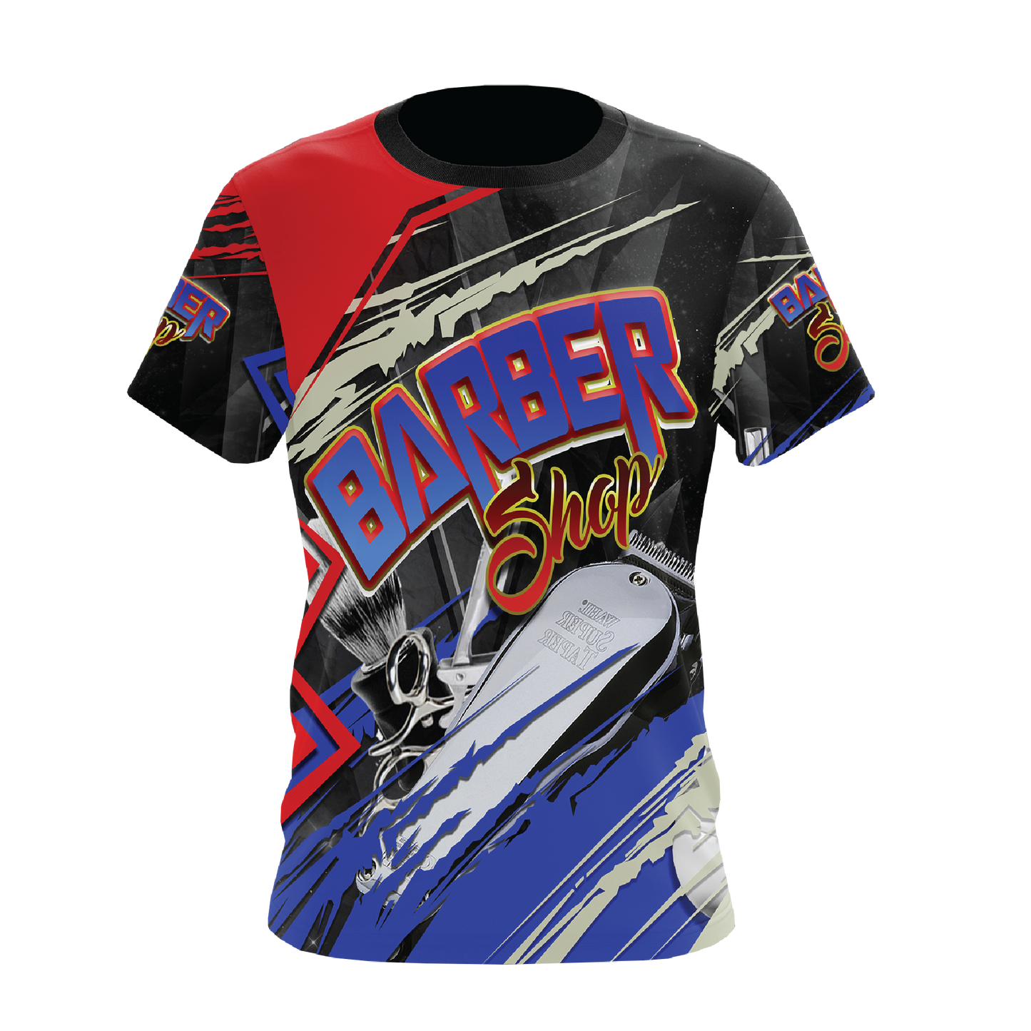 T-shirt sublimada - Barber Shop