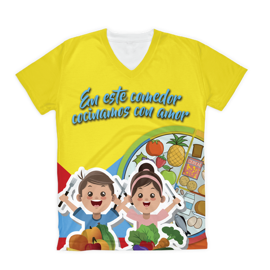 T-shirt sublimada - En este comedor cocinamos con amor