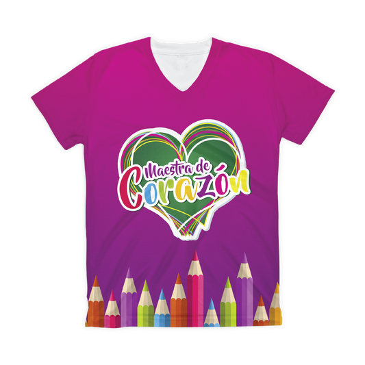 T-shirt sublimada - Maestra de Corazón