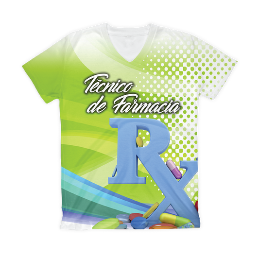 T-shirt sublimada - Técnico de Farmacia