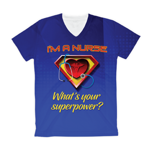 T-shirt sublimada - Super Nurse
