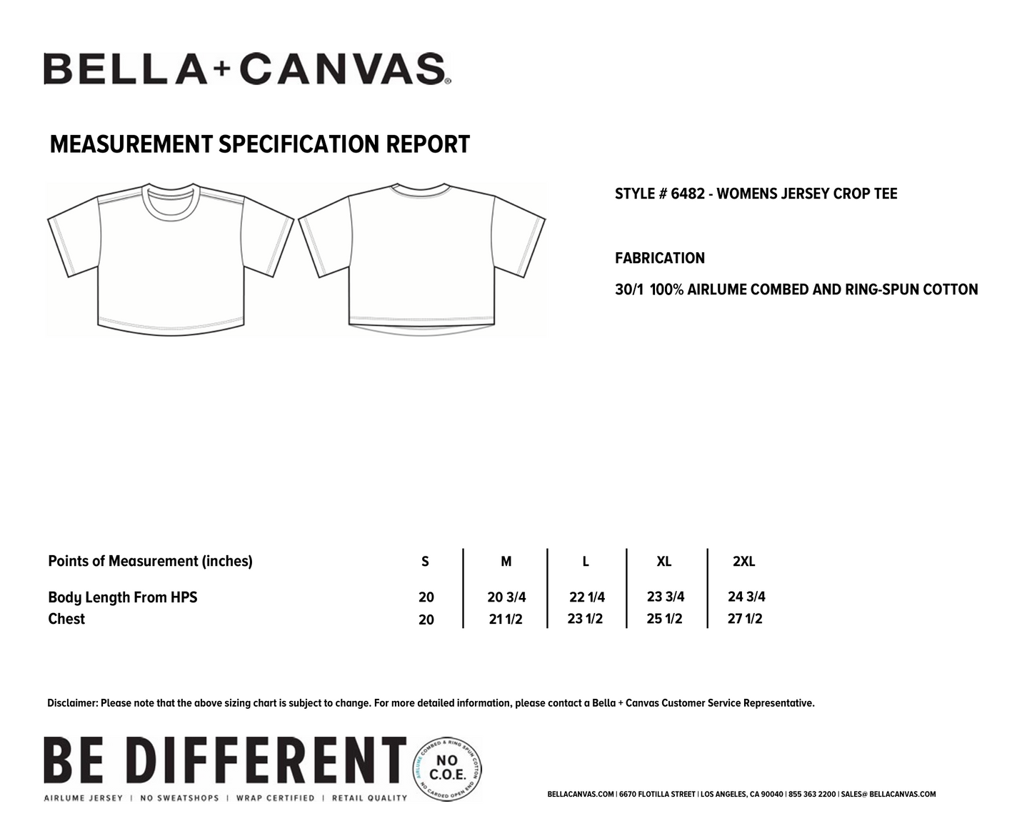 Vamos PR Cropped Tee