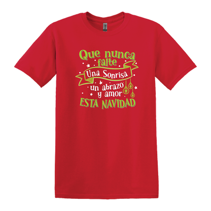Que nunca falte una sonrisa, un abrazo y amor esta navidad