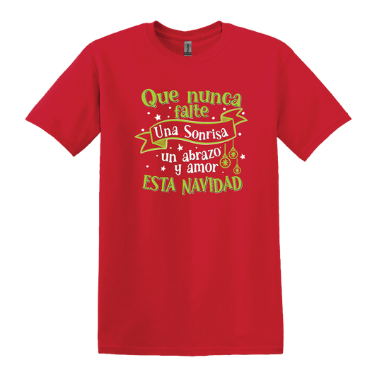 Que nunca falte una sonrisa, un abrazo y amor esta navidad