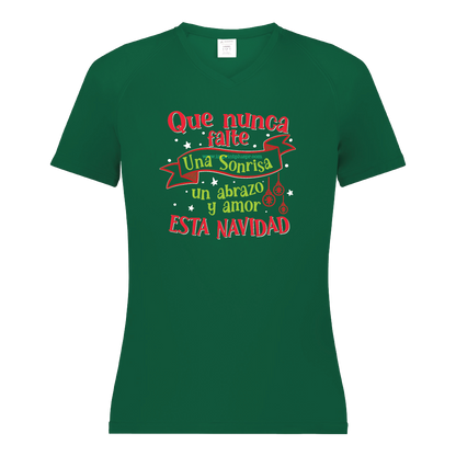 Que nunca falte una sonrisa, un abrazo y amor esta navidad