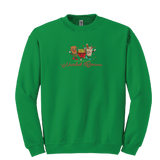 Navidad Boricua Bordado - Crewneck Sweatshirt