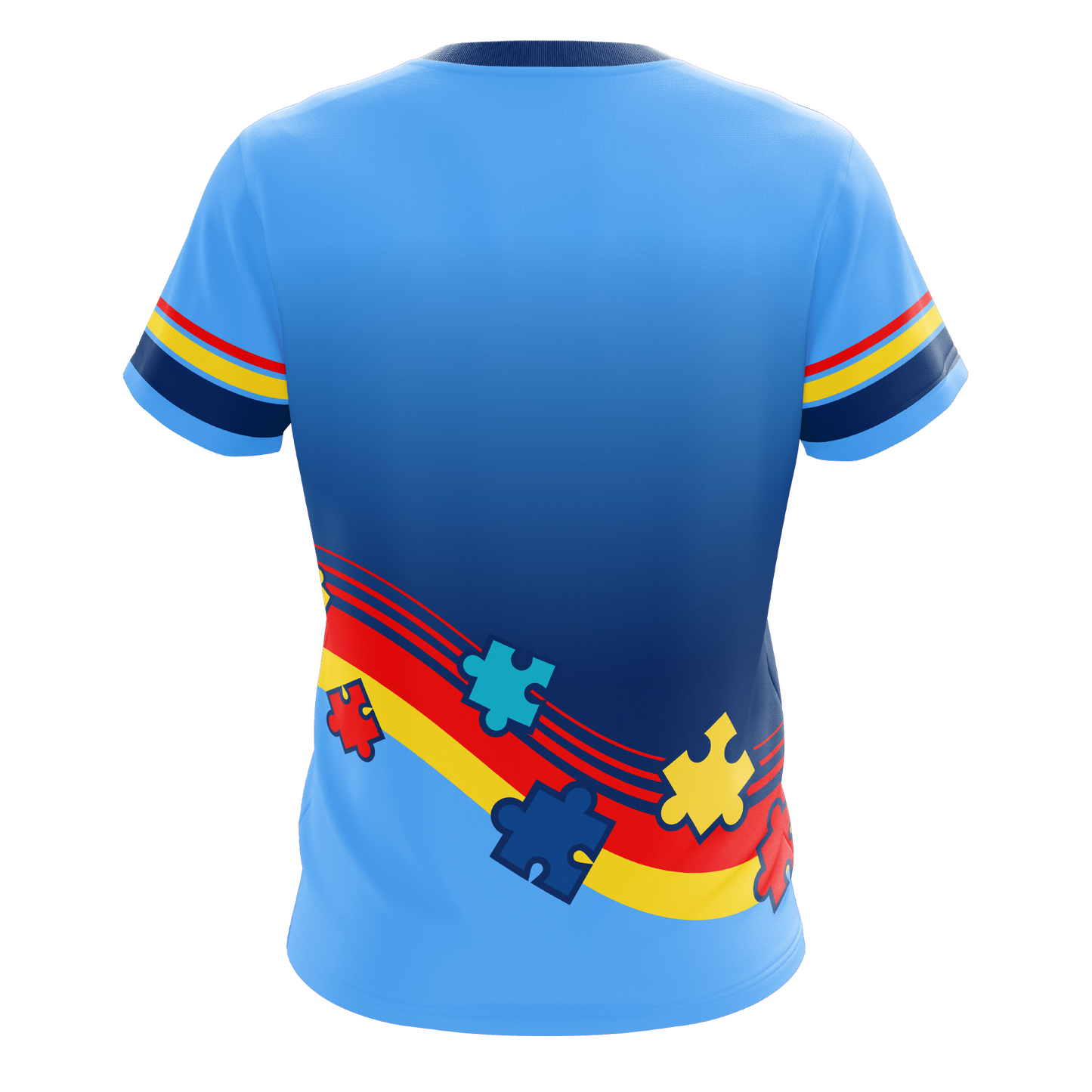 Autismo: Ver más allá de lo visible - Jersey sublimada estilo football