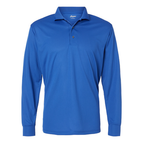 PARAGON SM0110 LONGSLEEVE POLO WITH EMBROIDERED LOGO - School