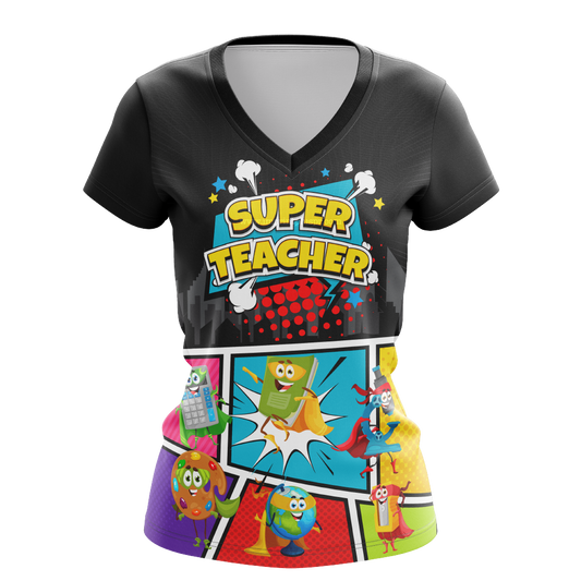 SUPER TEACHER - T-shirt sublimada
