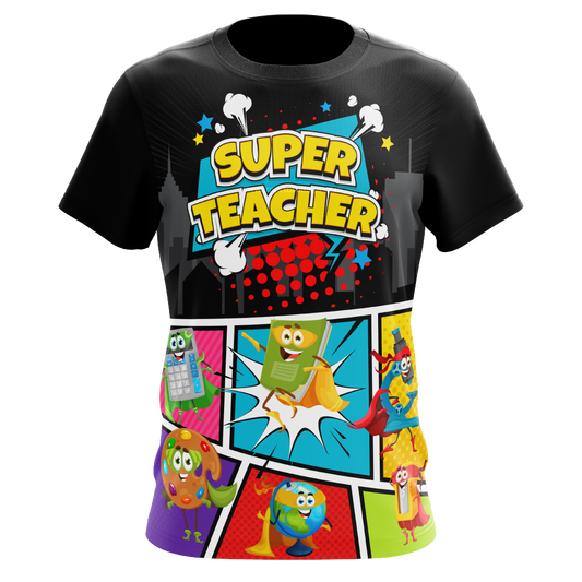 SUPER TEACHER - T-shirt sublimada
