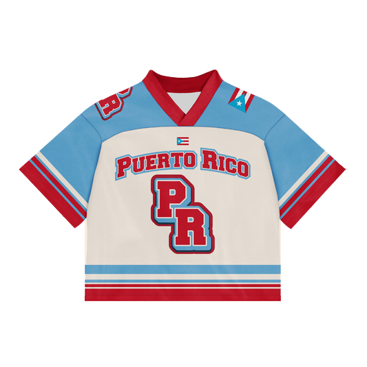 Puerto Rico 787 - Cropped Jersey sublimada estilo football