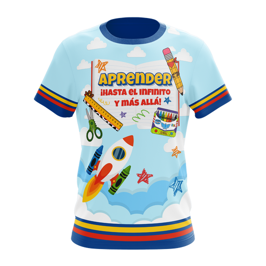 ¡Aprender hasta el infinito y más allá! - T-Shirt Sublimada