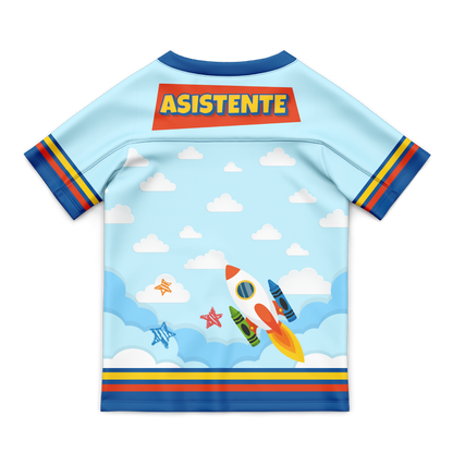 ¡Aprender hasta el infinito y más allá!-Jersey sublimada estilo football