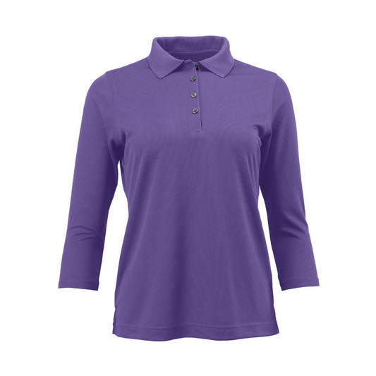 Polo Bordada - Logo Escolar - PARAGON SM0120 LADIES 3/4 SLEEVE POLO