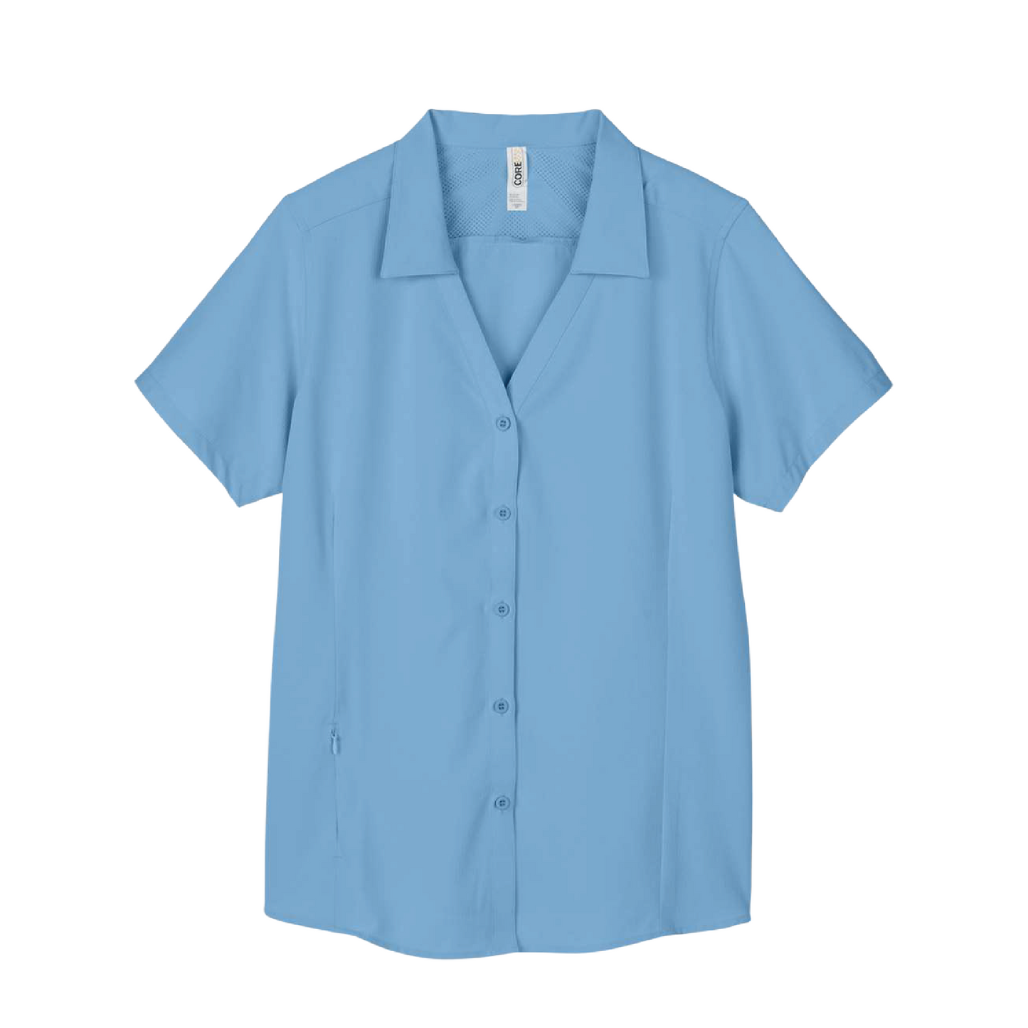 Camisa Bordada - Logo Escolar - Women's Ultra UVP® Marina Shirt - CE510W