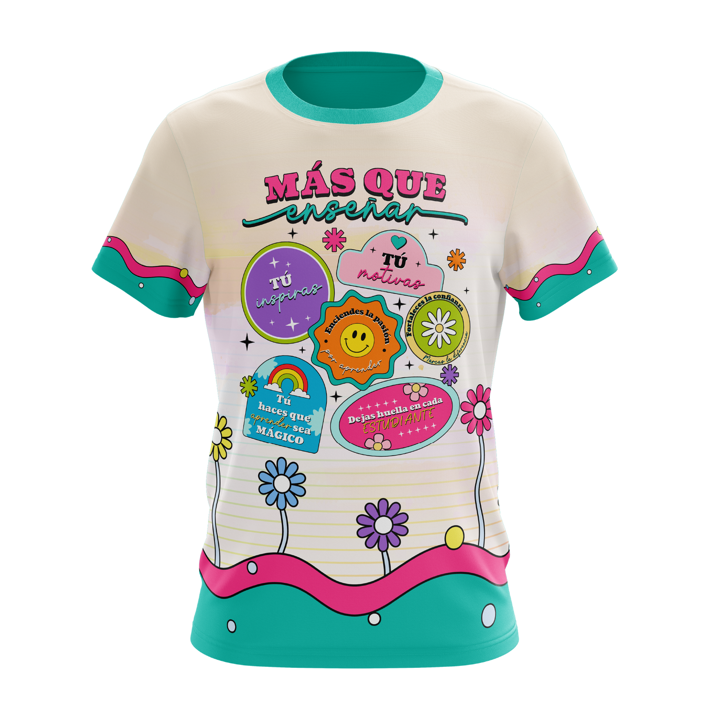 Más que enseñar - T-shirt sublimada