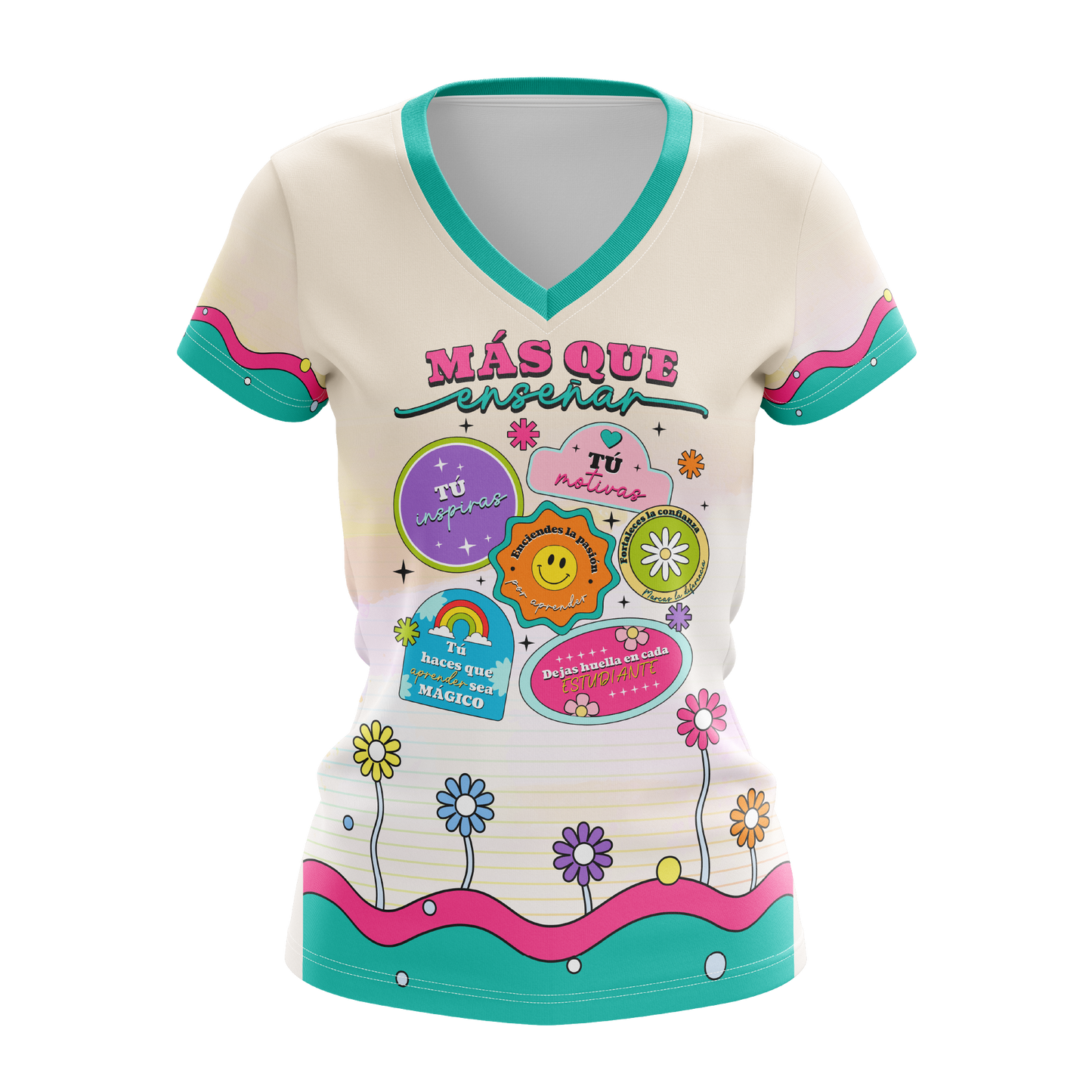 Más que enseñar - T-shirt sublimada