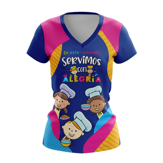 Sirviendo con alegría - T-shirt sublimada