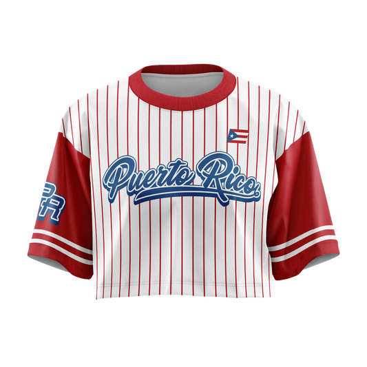 Los Nuestros 21 - T-shirt sublimada estilo oversized cropped